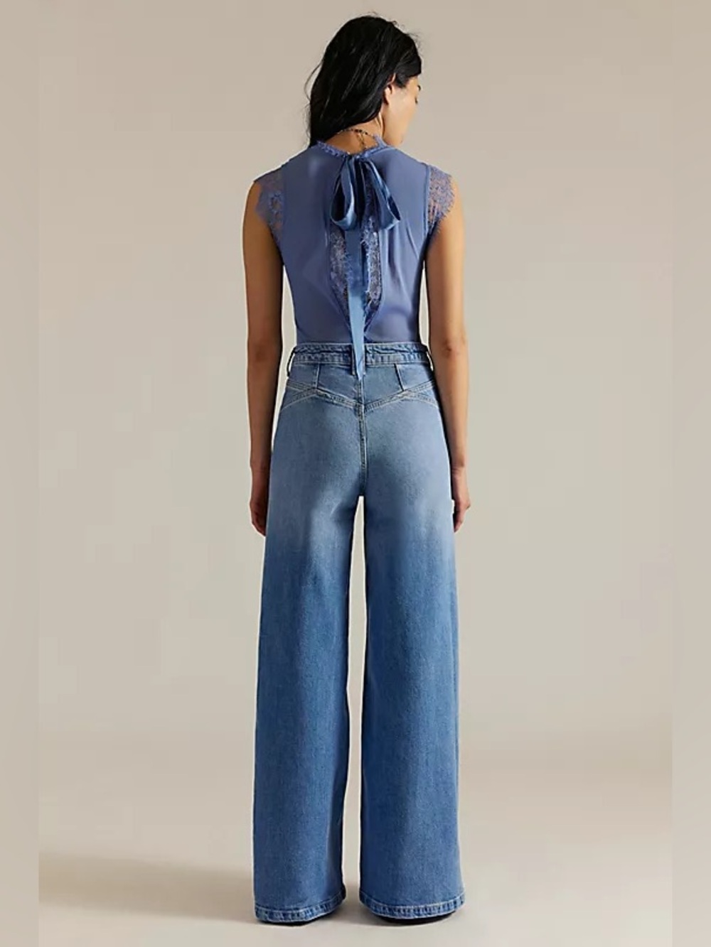 FREE PEOPLE KELLEE HIGH RISE PALAZZO